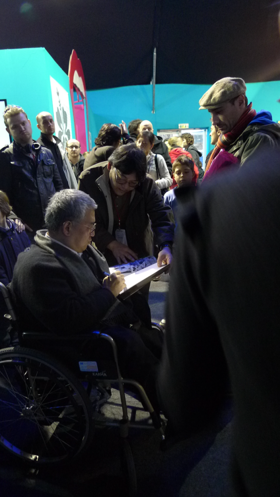 作畫完成後之三