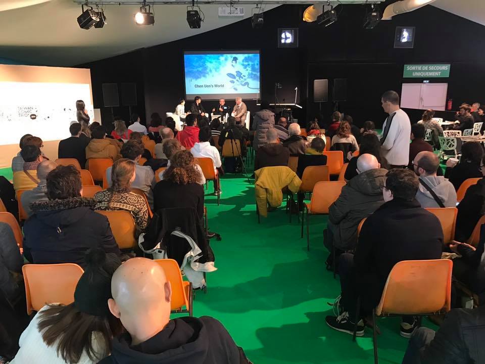 對談現場之一。