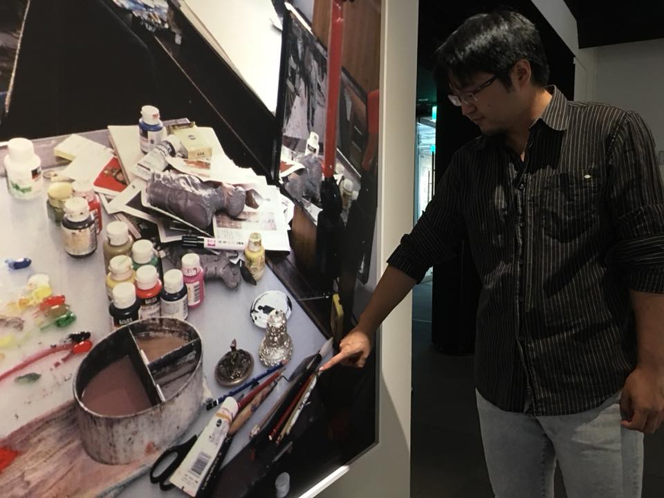 植羽說這是他老爸最愛的紅豆筆。