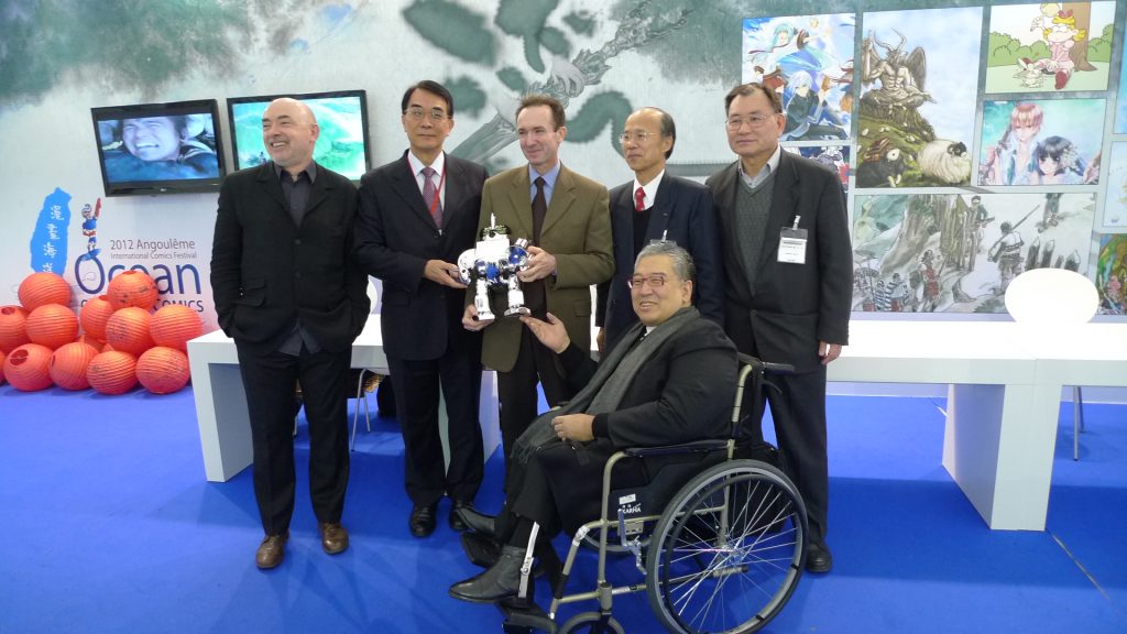 許秋煌與呂代表和安古蘭官方的人